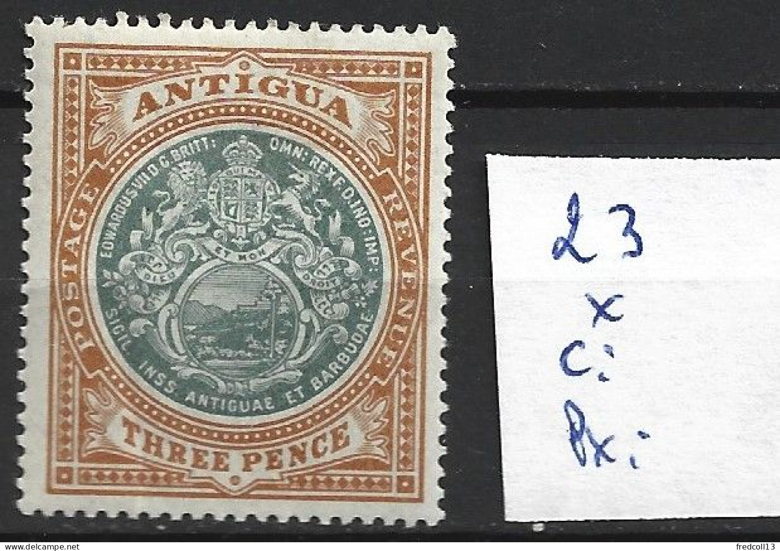 ANTIGUA 23 * Côte 16 € - 1858-1960 Colonia Britannica