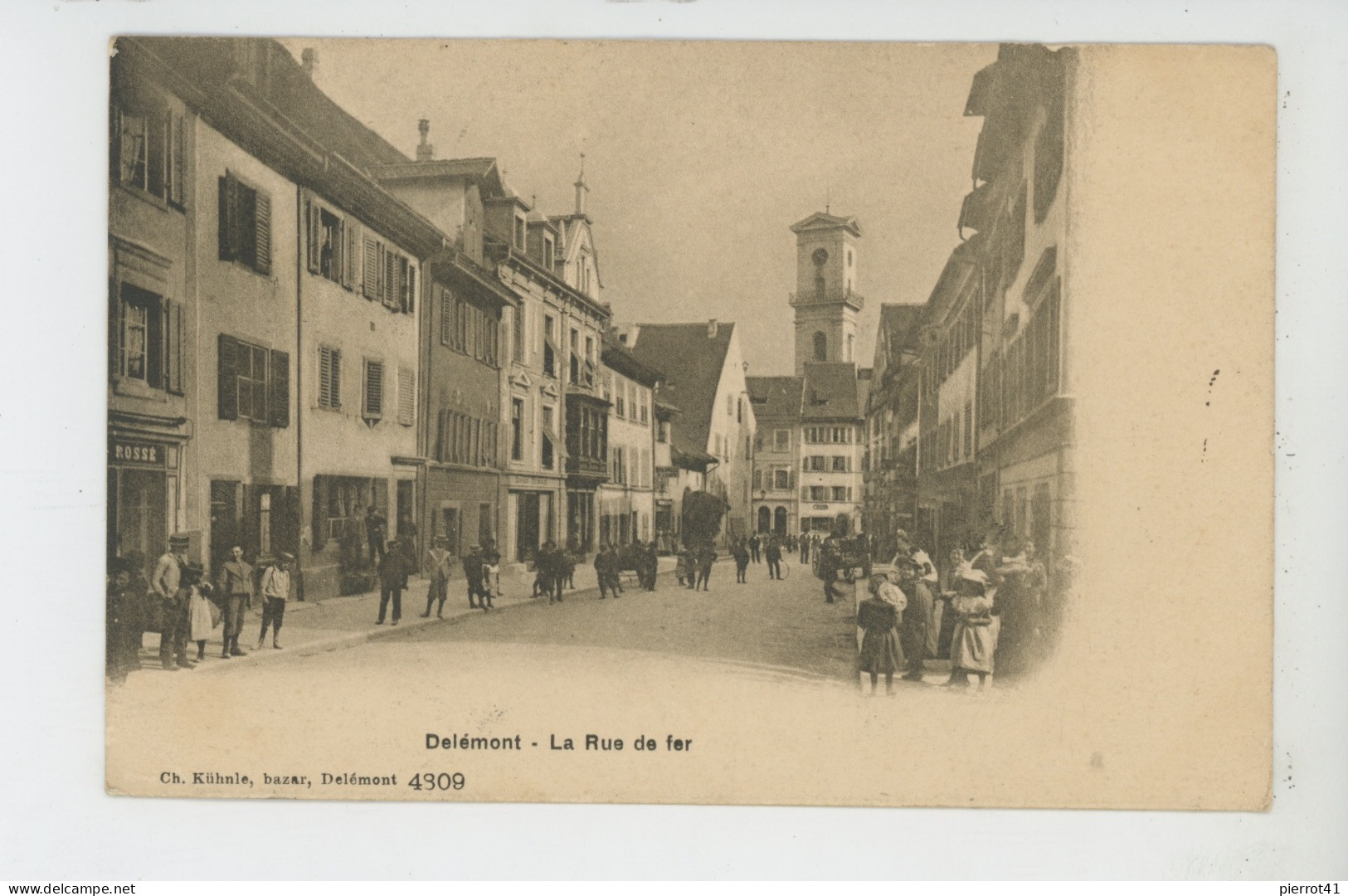 SUISSE - JURA - DELEMONT - La Rue De Fer - Delémont