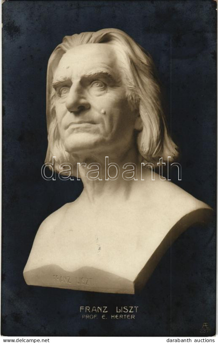 T2/T3 1907 Liszt Ferenc / Franz Liszt. Prof. E. Herter - Zonder Classificatie