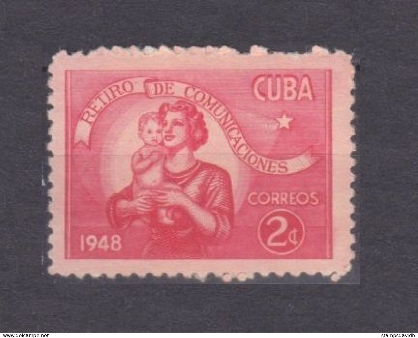 1948 Cuba 222 Mother With Child - Ongebruikt