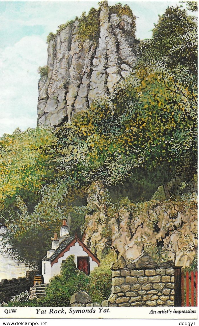 YAT ROCK, SYMONDS YAT, HEREFORDSHIRE, ENGLAND. UNUSED POSTCARD   Zq6 - Herefordshire