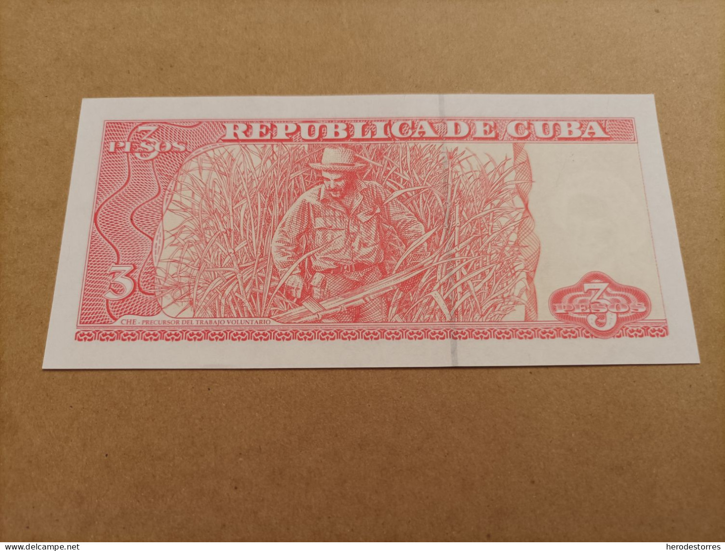 Billete De Isla De C. De 3 Pesos, Año 2004, Sc/plancha - Cuba