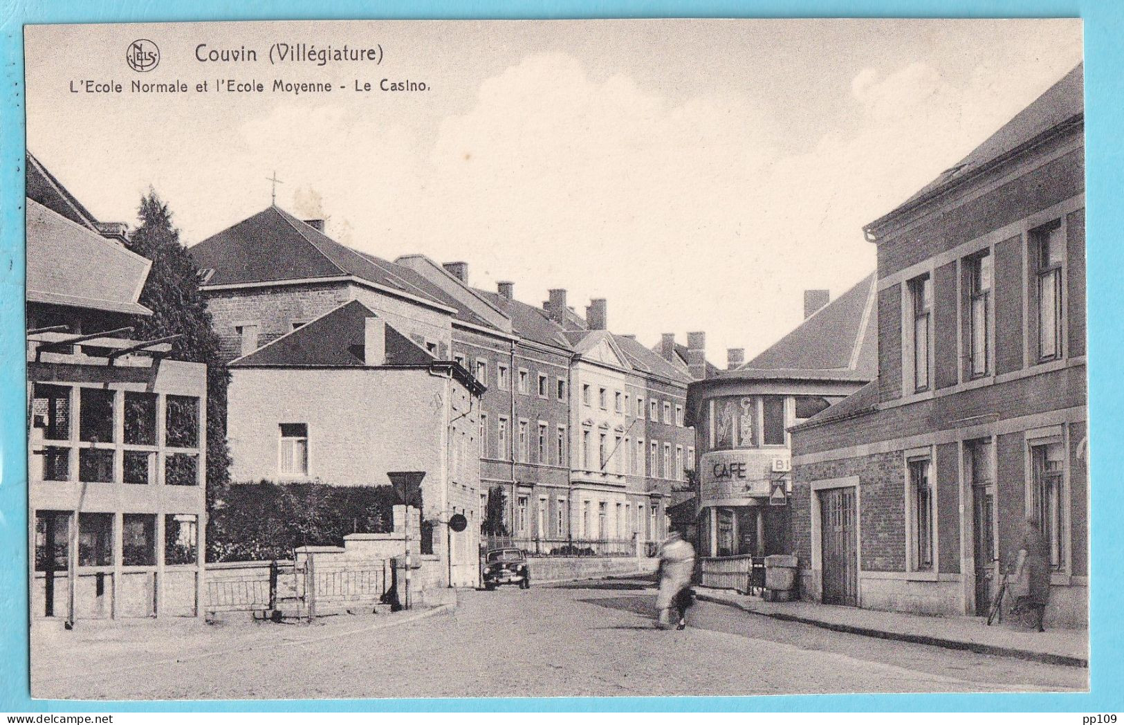 Carte Postale Ancienne  COUVIN  Ecoles Normale Et Moyenne - Le Casino - Couvin