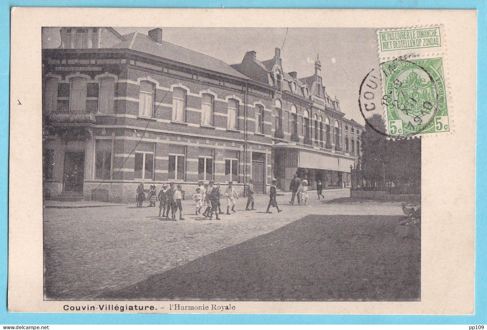 Carte Postale Ancienne  COUVIN Villégiature L'Harmonie Royale - Magnifique  1910 - Couvin