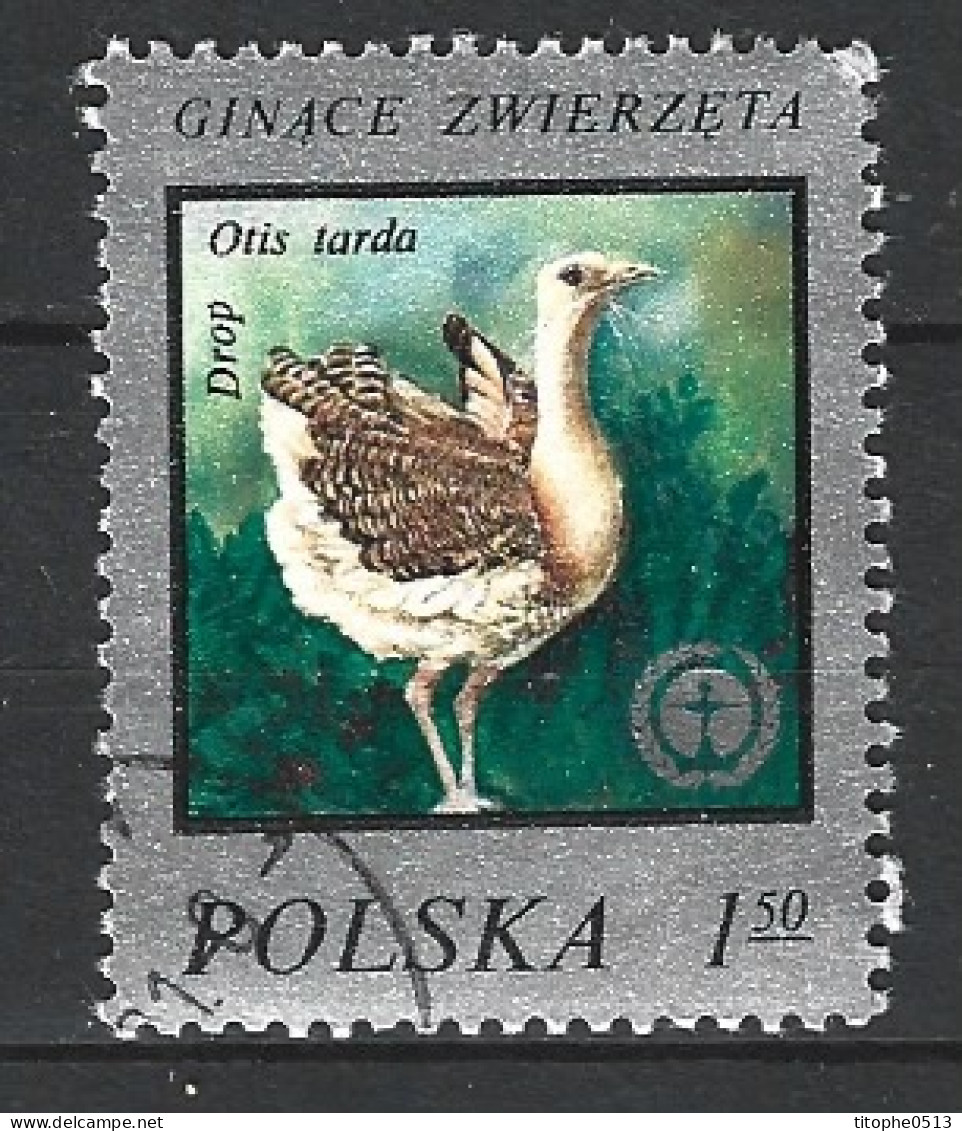 POLOGNE. N°2336 Oblitéré De 1977. Outarde. - Grues Et Gruiformes