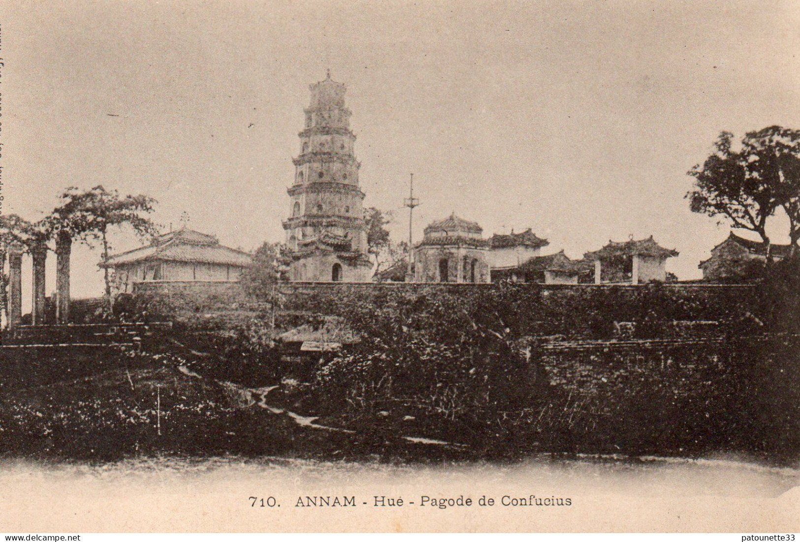 INDOCHINE VIETNAM ANNAM HUE PAGODE DE CONFUCIUS - Mayotte