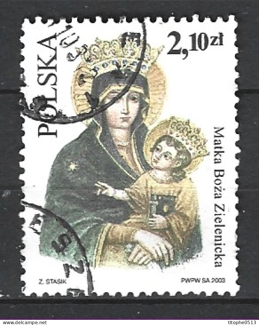 POLOGNE. N°3823 Oblitéré De 2003. Sanctuaire Marial. - Madonna