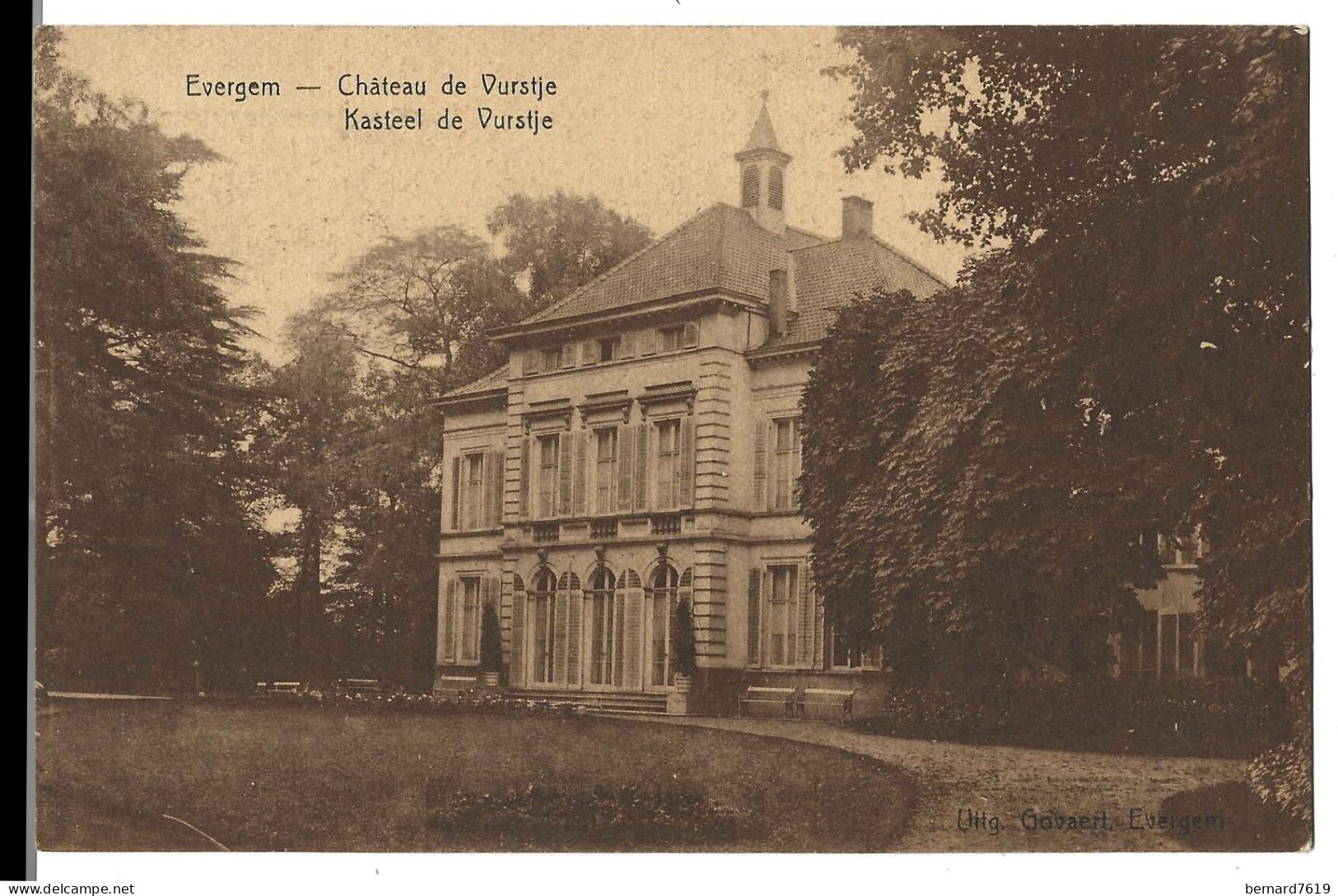 Belgique     -   Chateau  De  Vurstje - Evergem