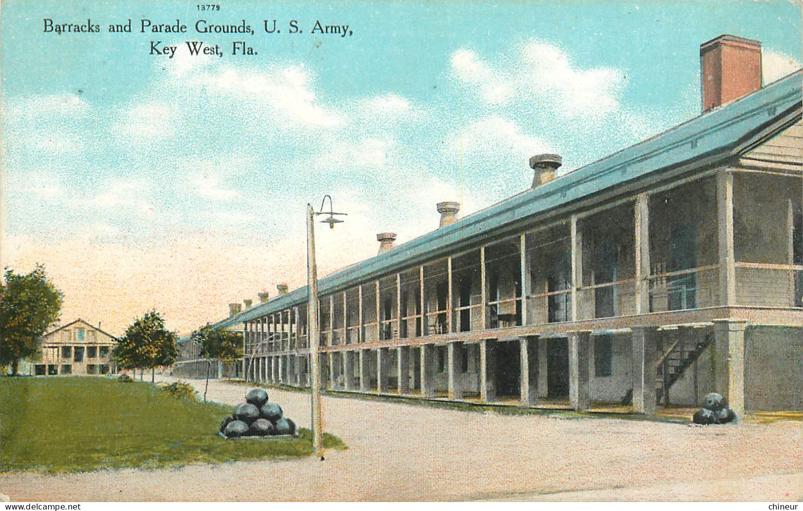 ETATS UNIS BARRACKS AND PARADE GROUNDS U.S ARMY KEY WEST FLA - Key West & The Keys