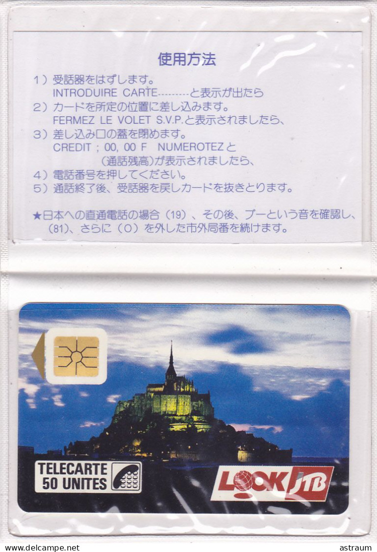 Telecarte Publique F69 NEUVE Avec Encart + Pochette - J.T.B. Le Mont-Saint-Michel - So2 - 51000 Ex - 50 Un - 1989 - 1989