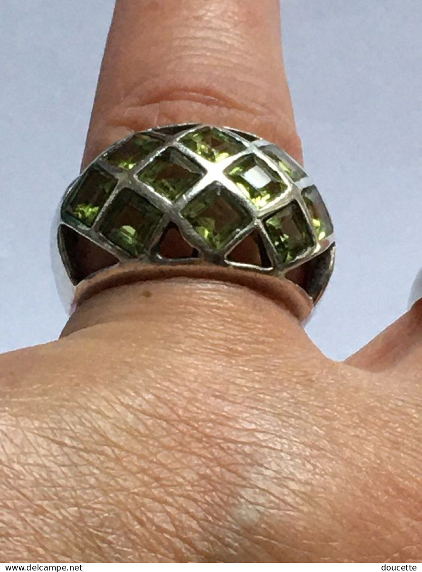 Bague En Argent Massif Taille :56 - Ring