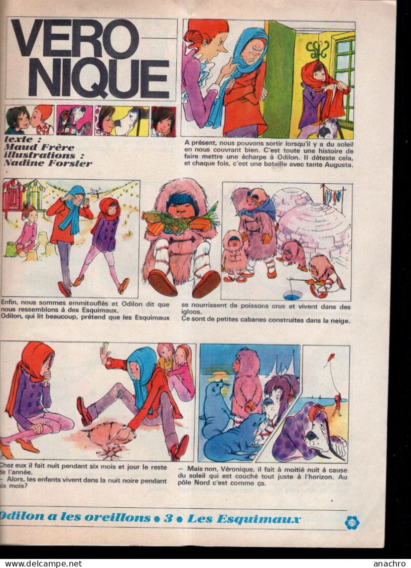 Magazine LISETTE n°14 Années 1970 Le journal des 5 VERONIQUE