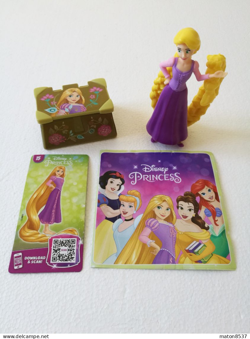 Kinder : MPG VU-E-02   Maxi-Ei -Inhalte 2021-23 - Disney Princess + Card + BPZ - Ü-Ei