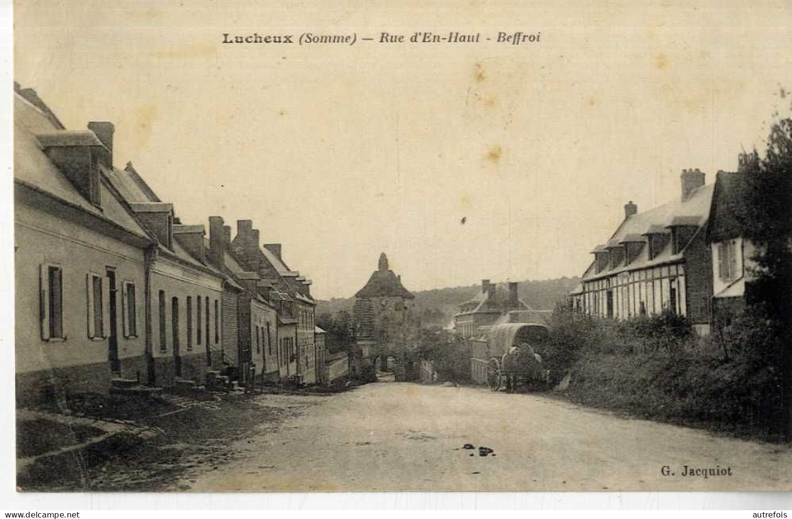 80  LUCHEUX  RUE D EN HAUT BEFFROI - Lucheux