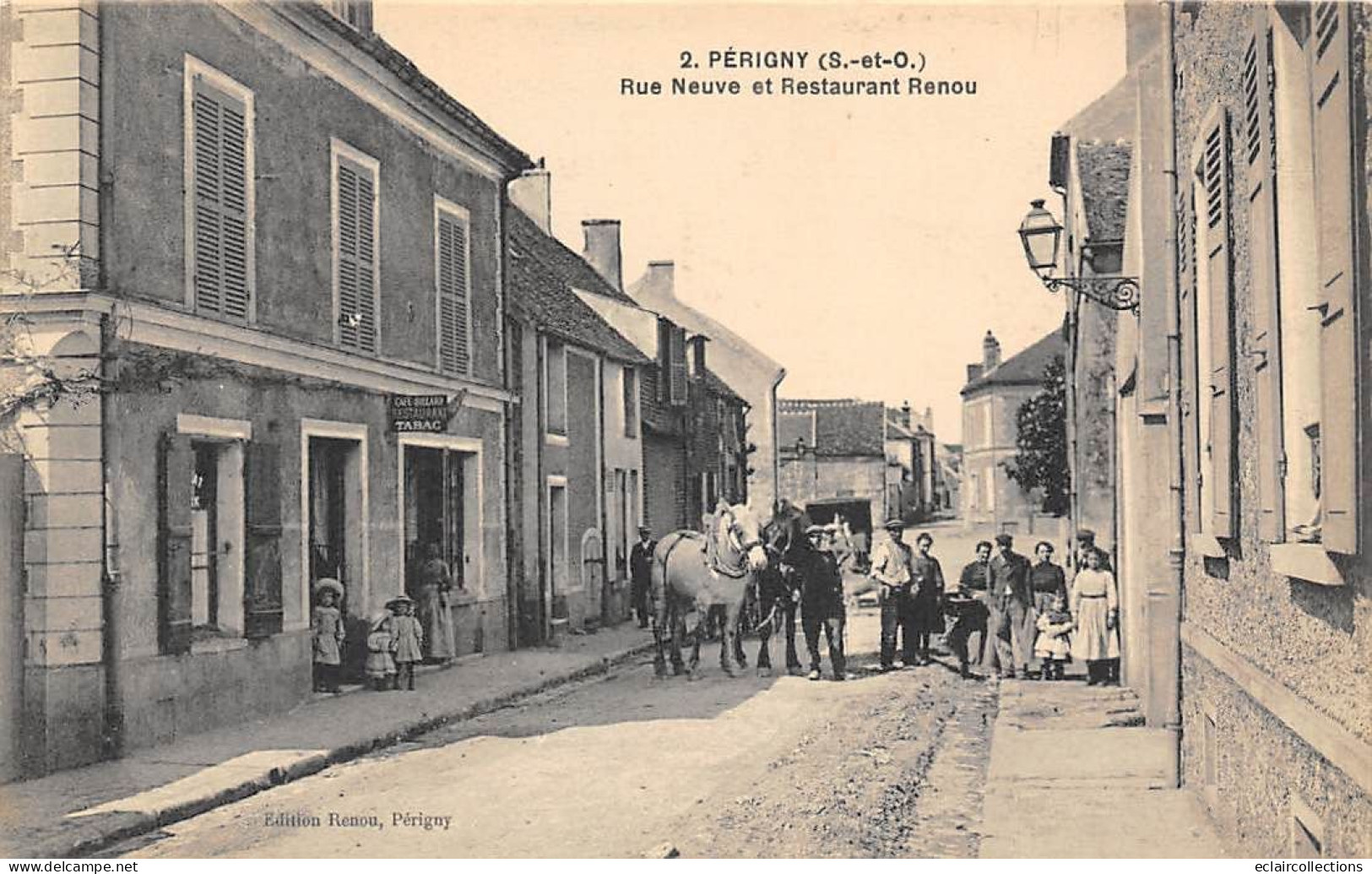 Périgny         94        Rue Neuve Et Restaurant Renou                       (voir Scan) - Perigny