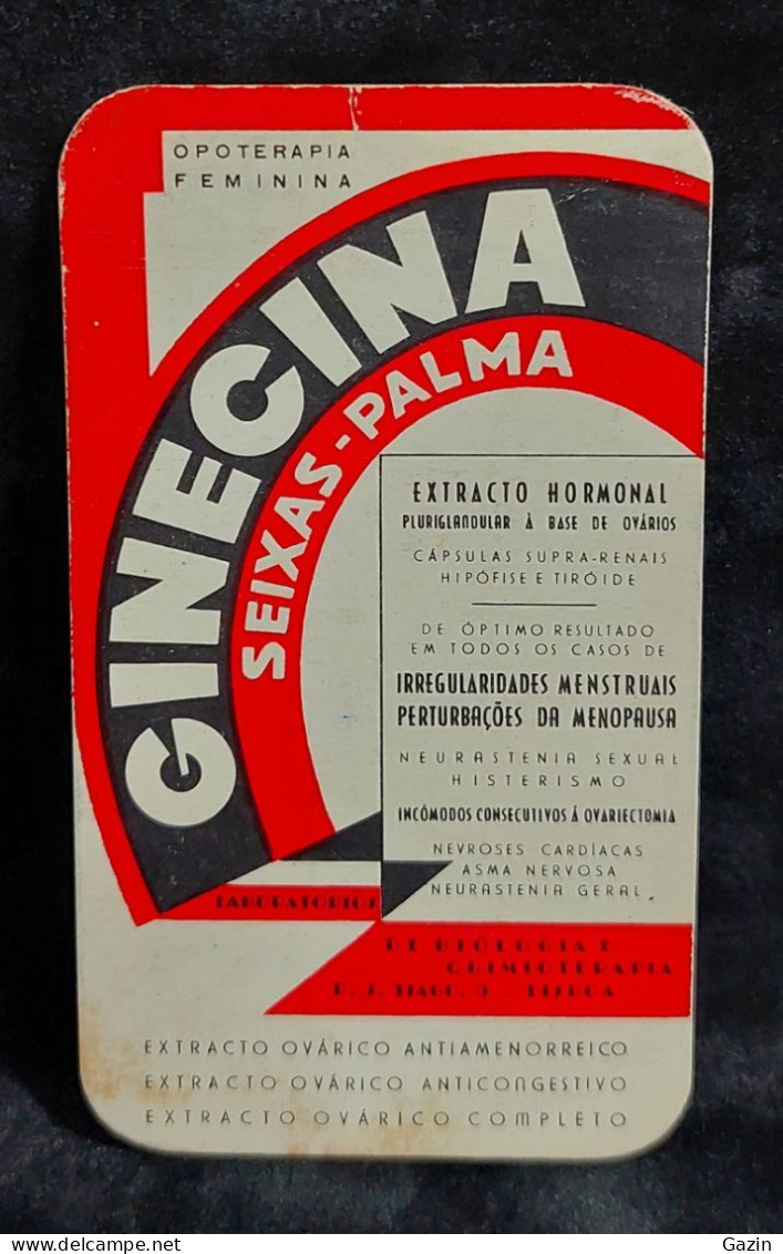 C6/4 - Calendário * Ginecina * Portugal * 1962 - Petit Format : 1961-70