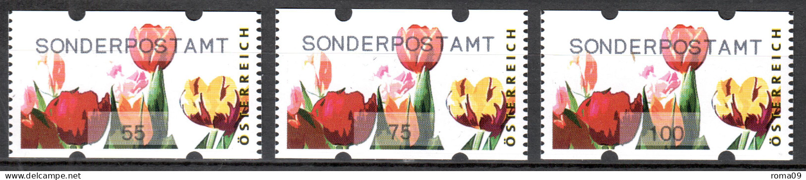 MiNr. 3x (55, 75, 100) ATM 7 D, Eindruck: „SONDERPOSTAMT“; Postfrisch (**) - Machine Labels [ATM]