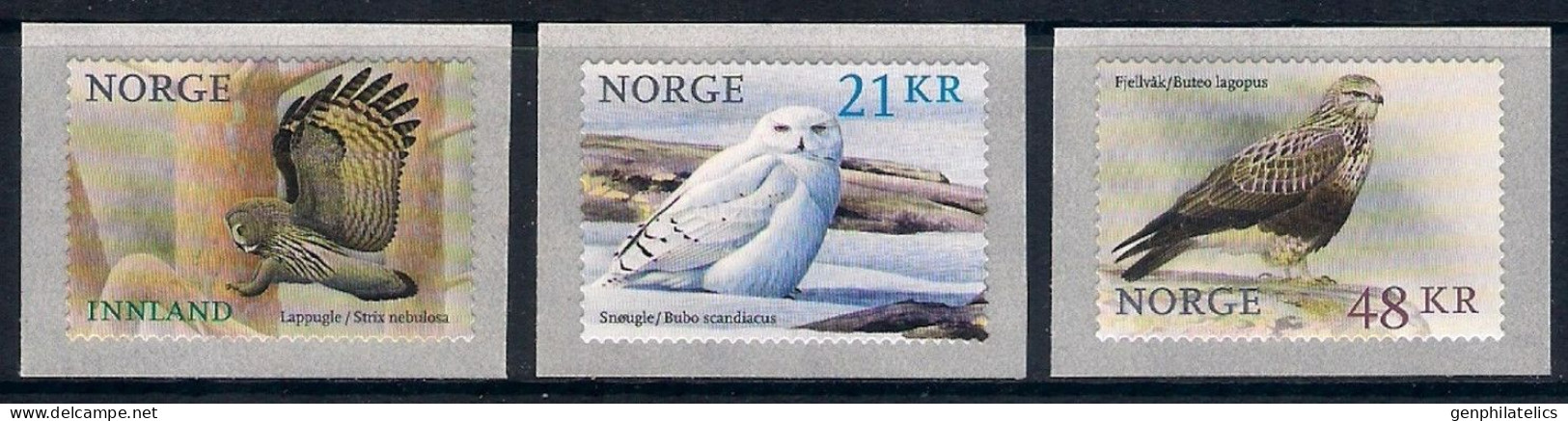 NORWAY 2018 FAUNA Animals BIRDS - Fine Set (self-adhesive) MNH - Unused Stamps