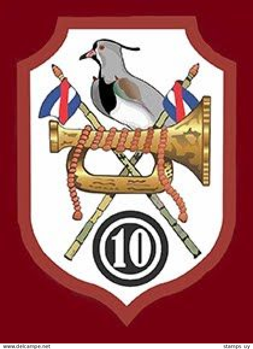 URUGUAY 2023 (Militar, Bird, Vanellus Chilensis, Music Instrument, Bugle, Truck, Bridge) - 1 Cover With Special Postmark - Trucks
