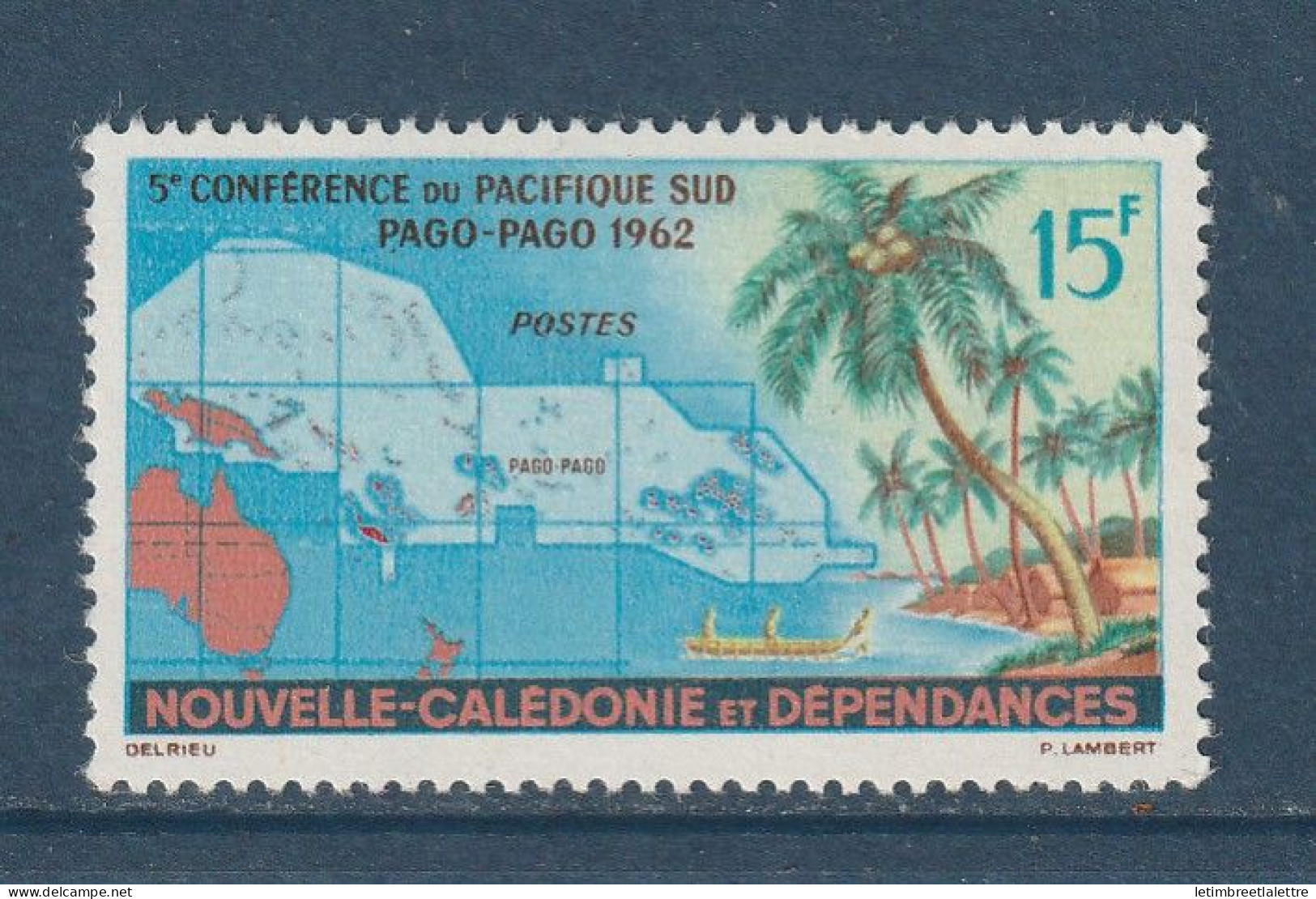 Nouvelle Calédonie - YT N° 305 ** - Neuf Sans Charnière - 1962 - Neufs