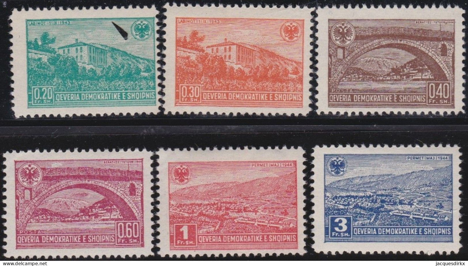 Albania      .  Y&T  .   330/333     .    **         .    MNH - Albanië