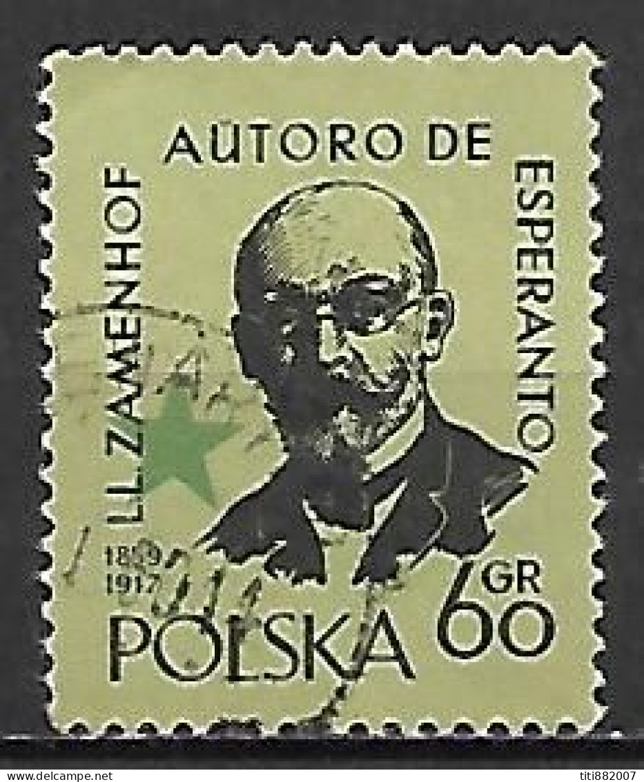 POLOGNE      -    Dr  ZAMENHOF   /   Espéranto   -   Oblitéré . - Esperanto