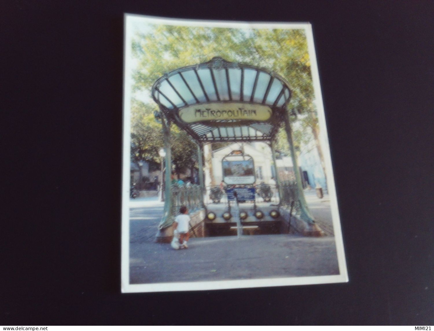 BELLE CARTE  ...."LA STATION DE METRO  ABBESSES"...PHOTO PASCALE JAUSSERAND - Métro