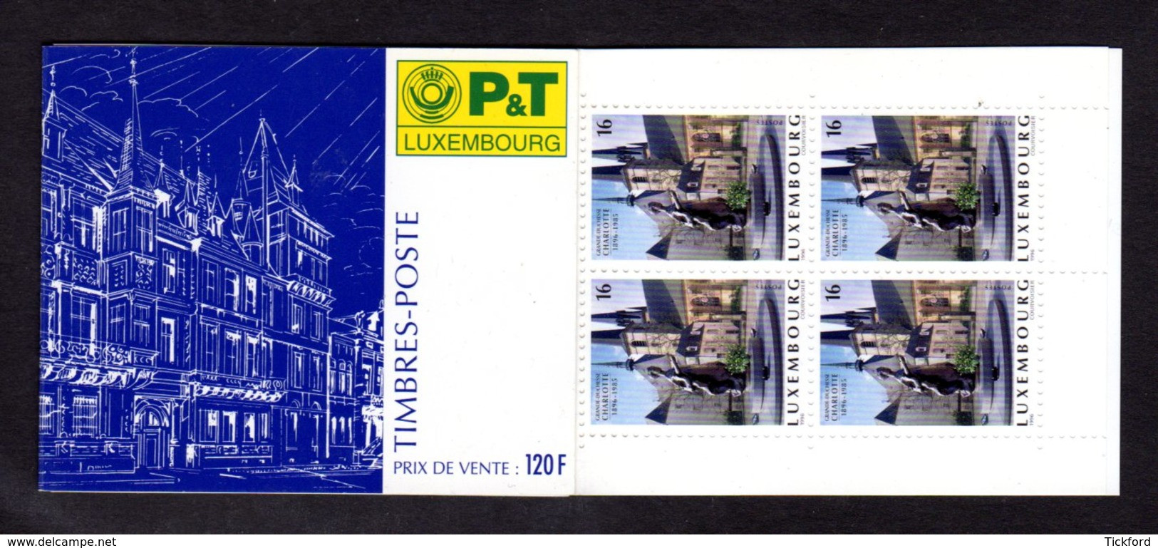 LUXEMBOURG 1996 - CARNET Yvert C1338 - NEUF**/ MNH - Centenaire Naissance Grande-Duchesse Charlotte - Booklets