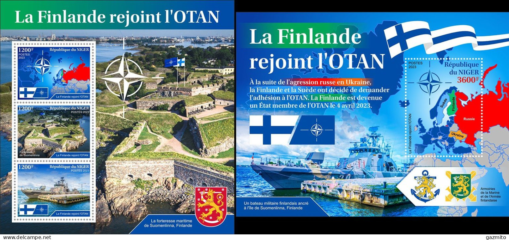 Niger 2023, Finland Joints NATO, Ships, 3val In BF+BF - NATO