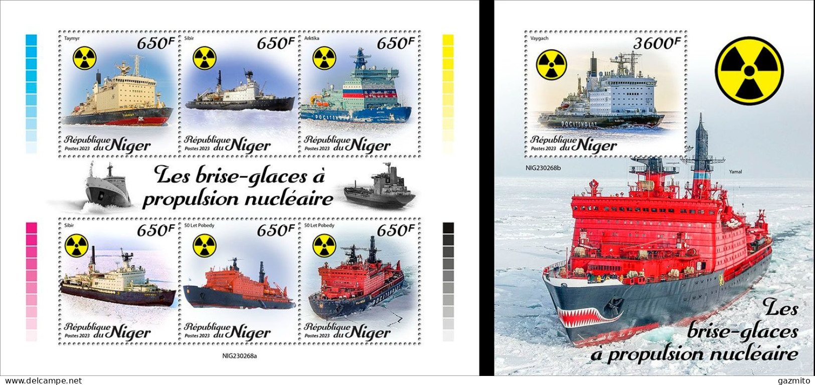 Niger 2023, Nuclear Icebreakers, 6val In BF+BF - Atomo