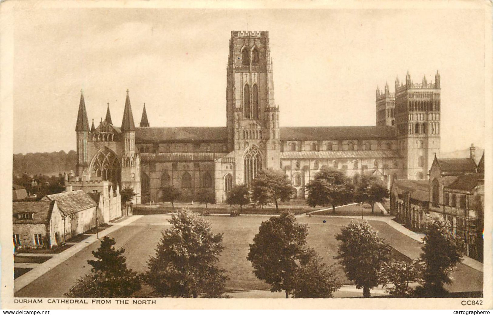 Postcard United Kingdom England Durham Cathedral - Durham City