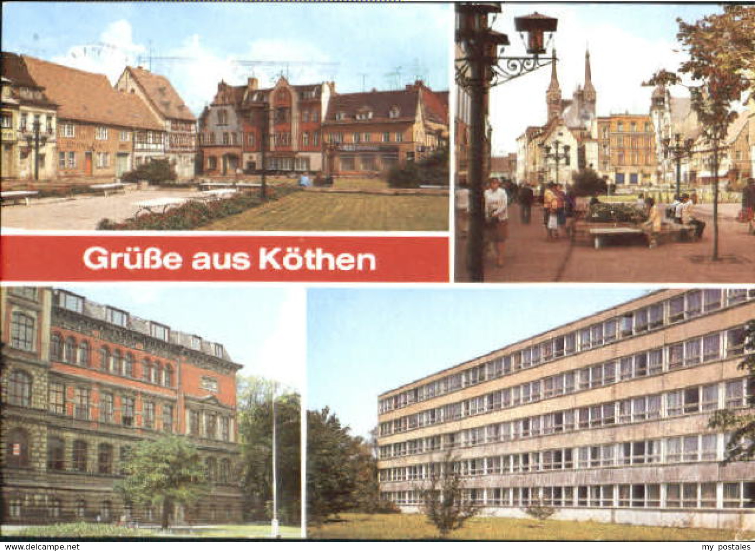 70109126 Koethen Anhalt Koethen  X 1990 Koethen - Koethen (Anhalt)