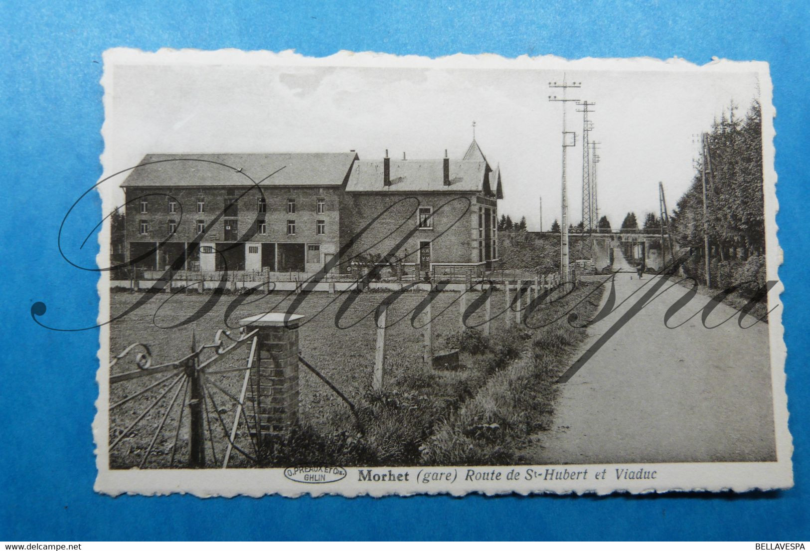 Morhet (Gare) Route De St Hubert Et Viaduc. - Vaux-sur-Sûre