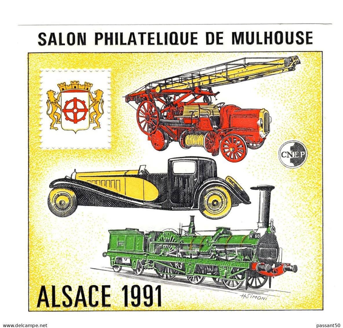 Bloc CNEP N° 13 : Alsace 1991. Voir Le Scan. Cote YT : 14 €, Maury : 15 €. - CNEP