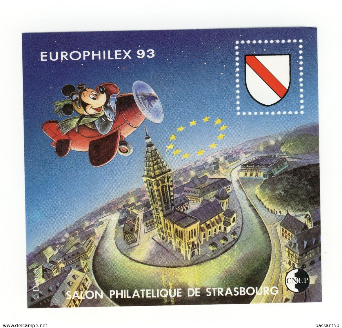 Bloc CNEP N° 17 : Europhilex 1993. Rare, Voir Le Scan. Cote YT : 60 €, Maury : 70 €. - CNEP