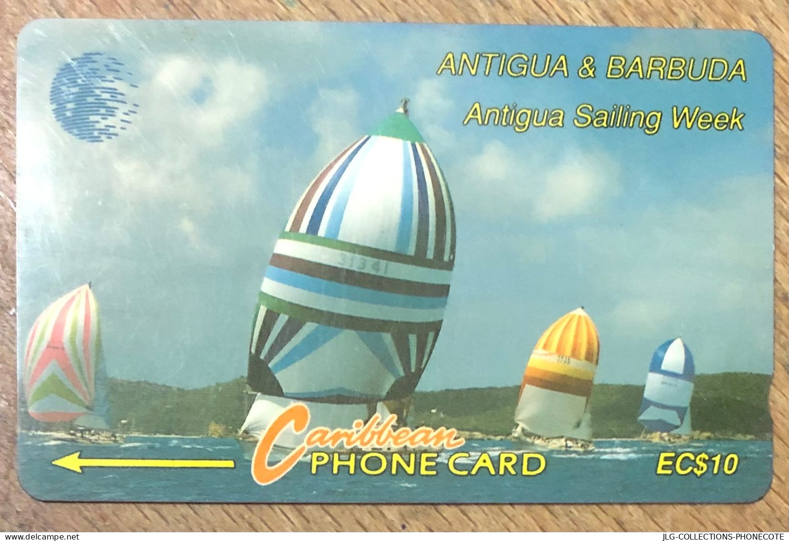 ANTIGUA & BARBUDA SAILING WEEK EC$ 10 CARIBBEAN CABLE & WIRELESS SCHEDA PREPAID TELECARTE TELEFONKARTE PHONECARD - Antigua Et Barbuda