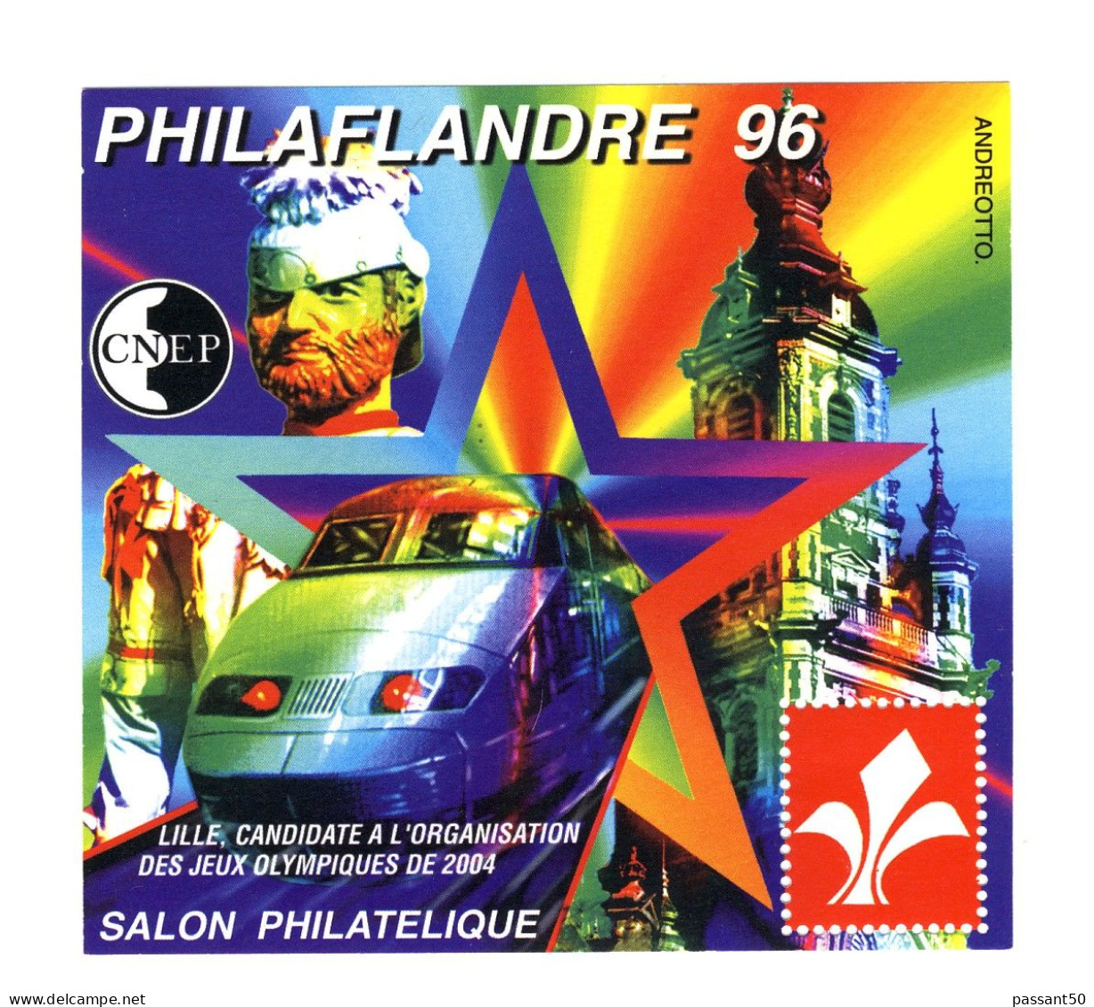 Bloc CNEP N° 22 : Philaflandre 1996. Pas Courant, Voir Le Scan. Cote YT : 16 €, Maury : 16 €. - CNEP