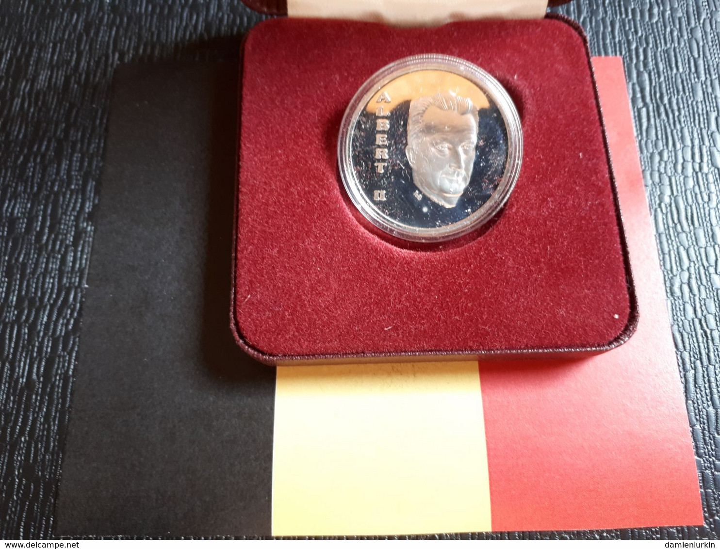 BELGIQUE BELGIE BELGIEN ORIGINAL BOX 250 FRANCS QP 1994 QUALITY PROOF ARGENT - 250 Francs