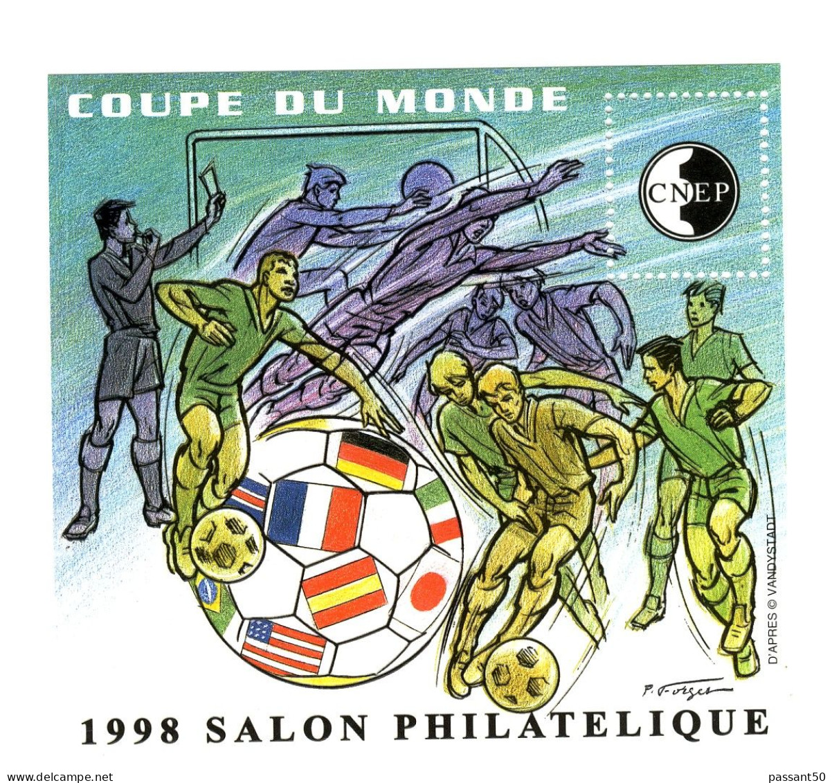 Bloc CNEP N° 26 : Coupe Du Monde 1998. Voir Le Scan. Cote YT : 12 €, Maury : 13 €. - CNEP