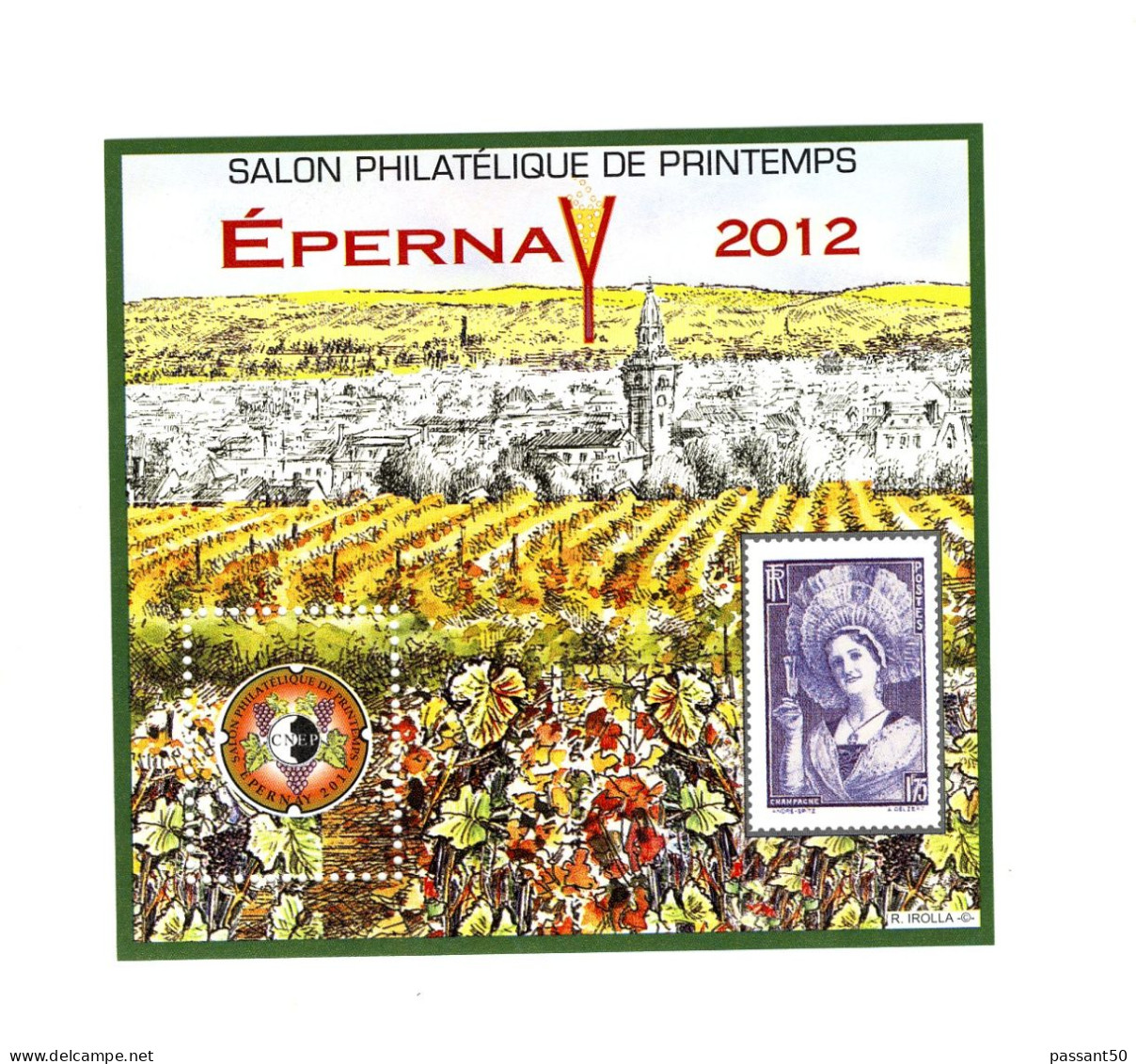 Bloc CNEP N° 60 : Salon De Printemps Epernay 2012. Voir Le Scan. Cote YT : 14 €, Maury : 15 €. - CNEP