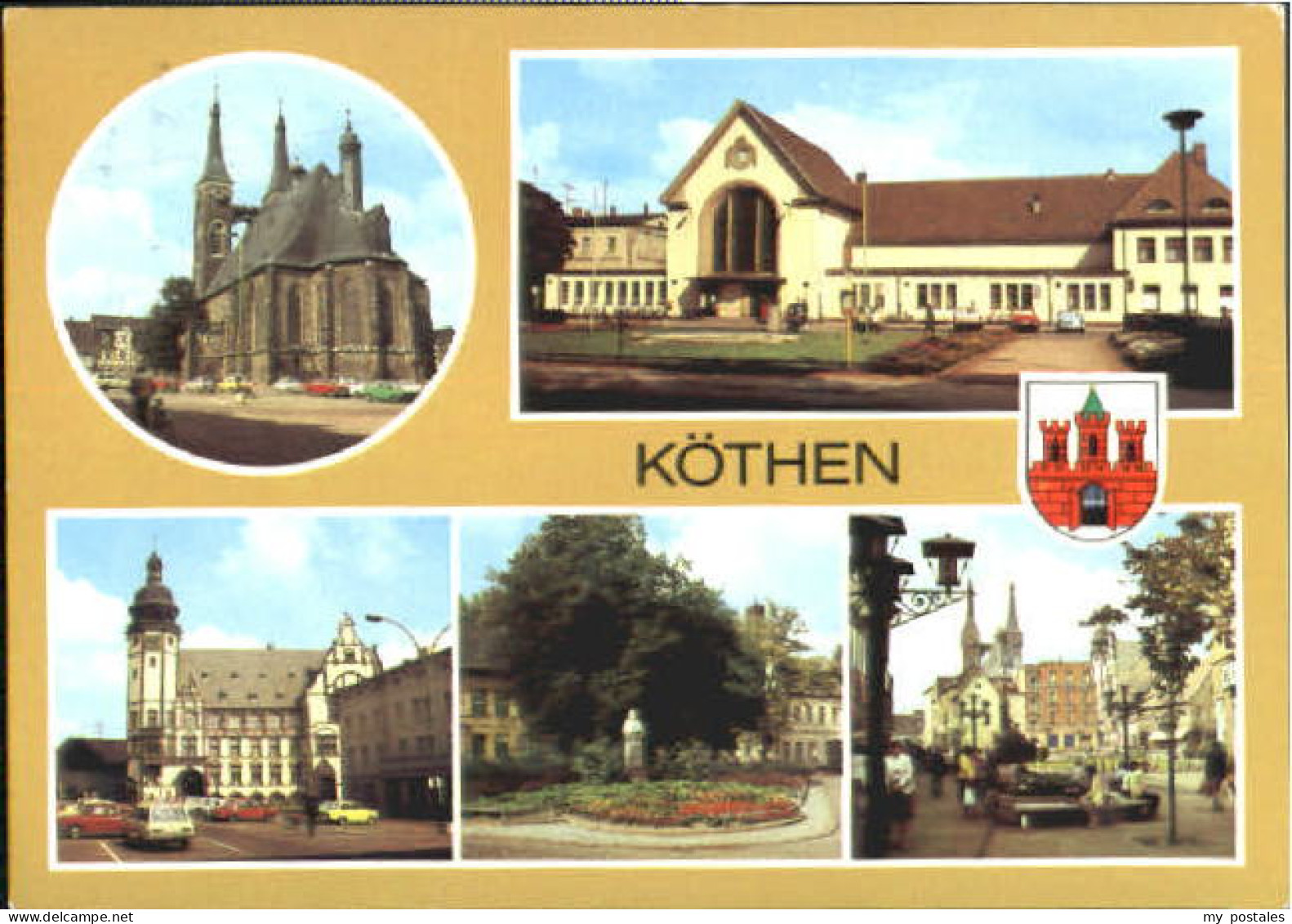 70109208 Koethen Anhalt Koethen  X 1990 Koethen - Koethen (Anhalt)
