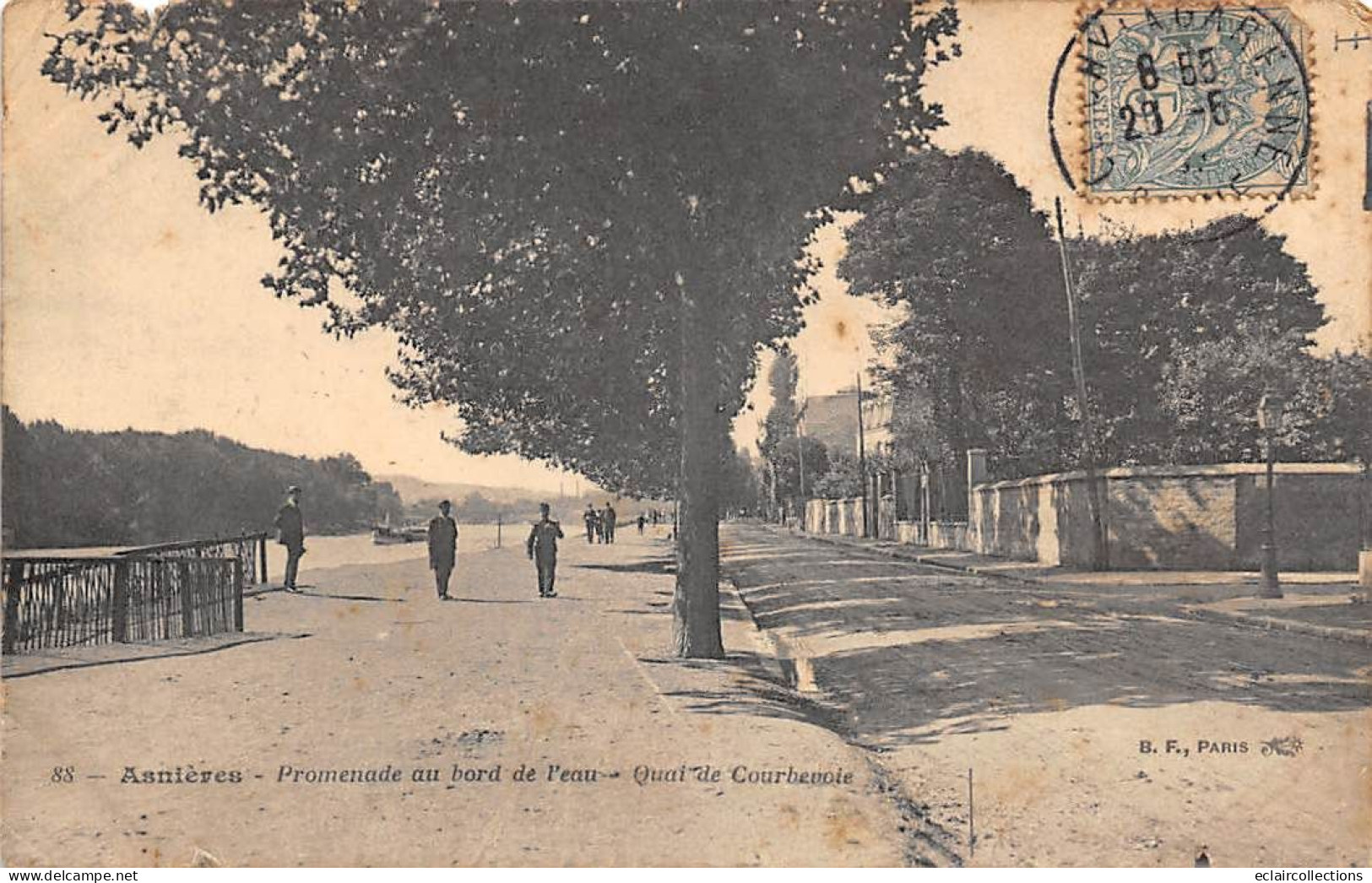 Asnières Sur Seine       92        Quai De Courbevoie         (voir Scan) - Asnieres Sur Seine