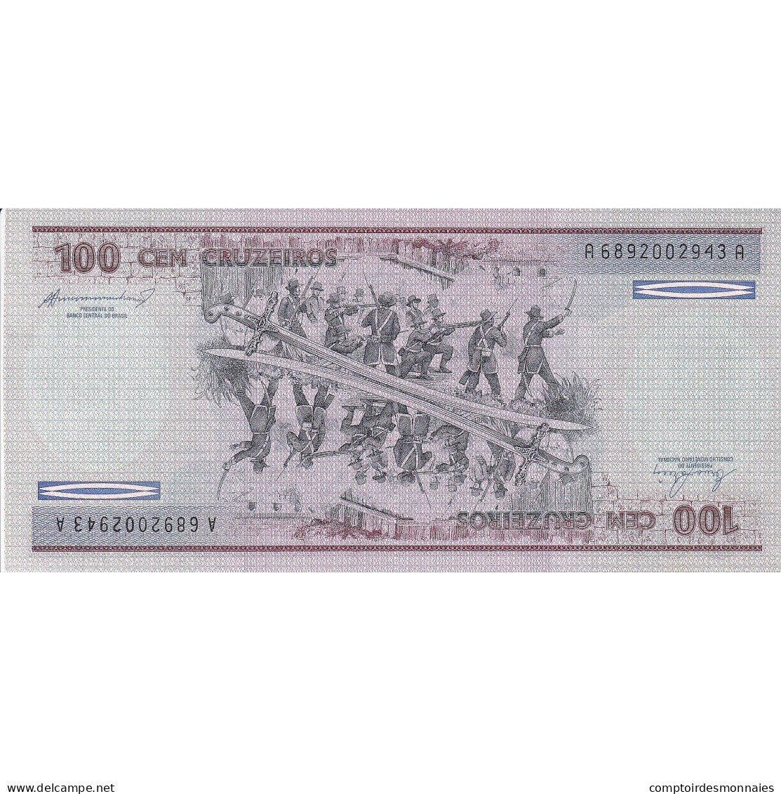 Billet, Brésil, 100 Cruzeiros, 1984, KM:198b, NEUF - Brésil