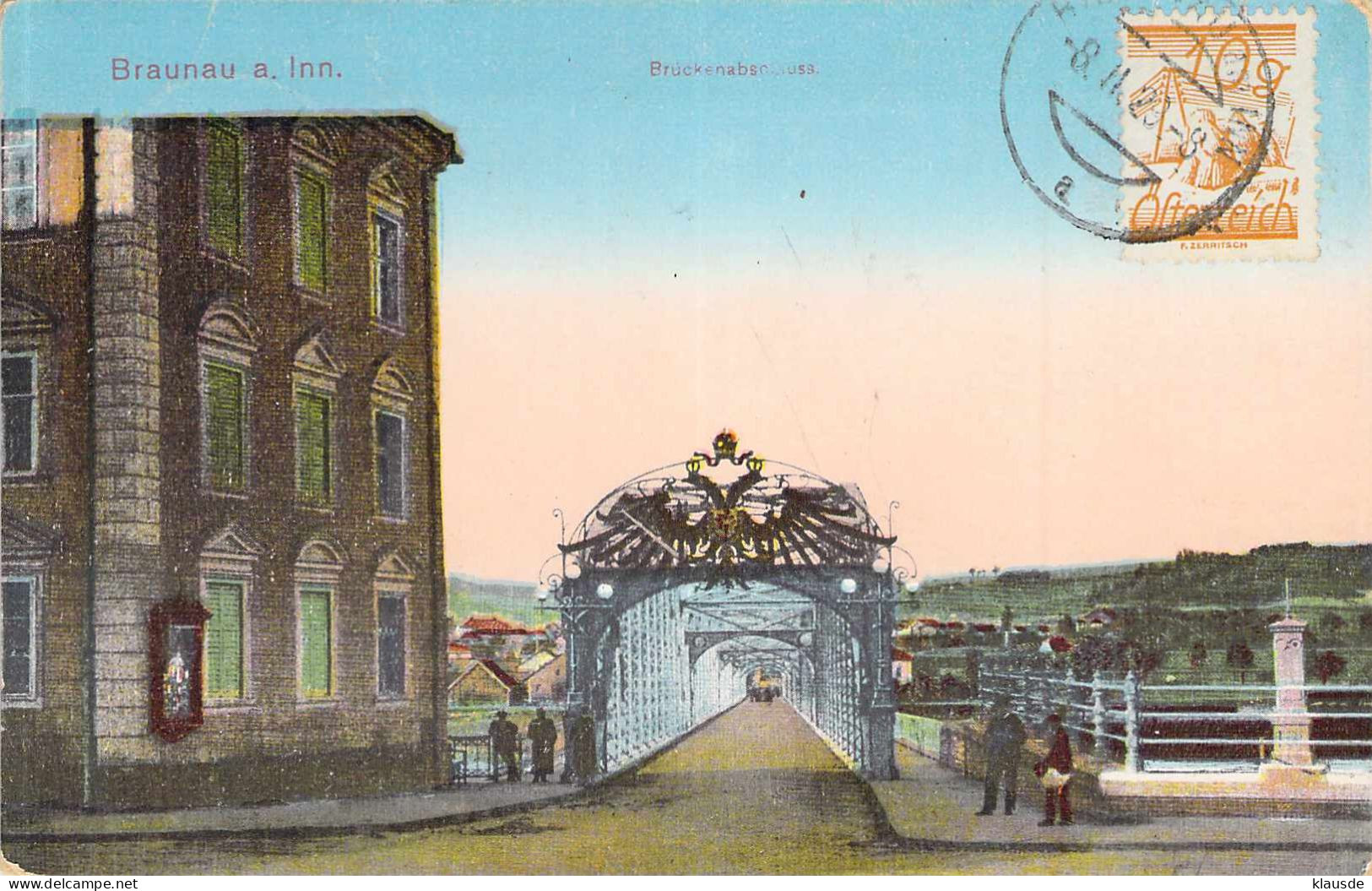 Braunau A.Inn - Brückenabschuss Gel.1929 - Braunau