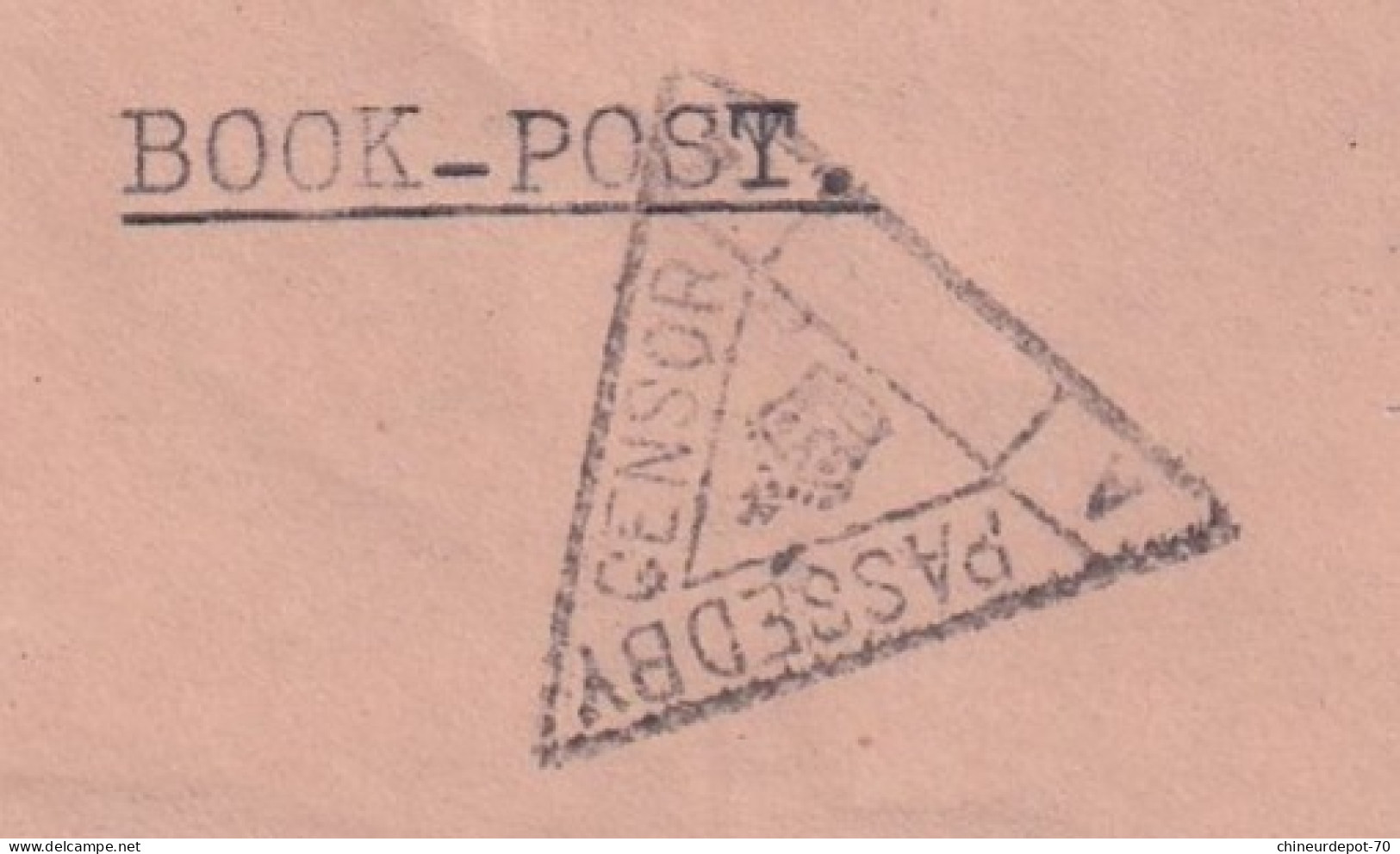 LIVRE-POST PASSÉ PAR 3 AFFRANCHISSEMENT INDLA INDLA POSTAGE Inde India 1942 Patna - Omslagen