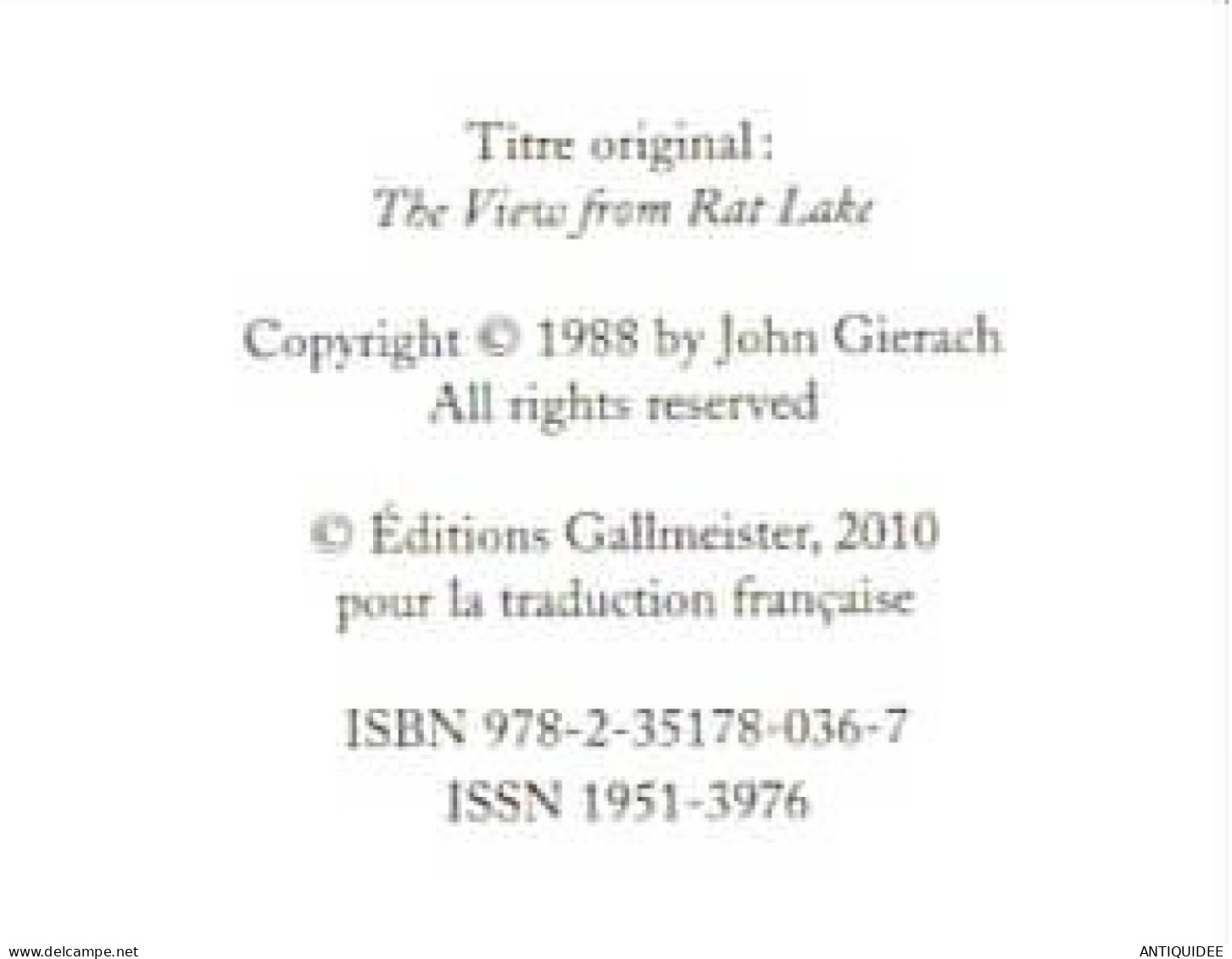 John GIERACH - TRUITES & Cie - Edt. Gallmeister - 2010 - - Caza/Pezca