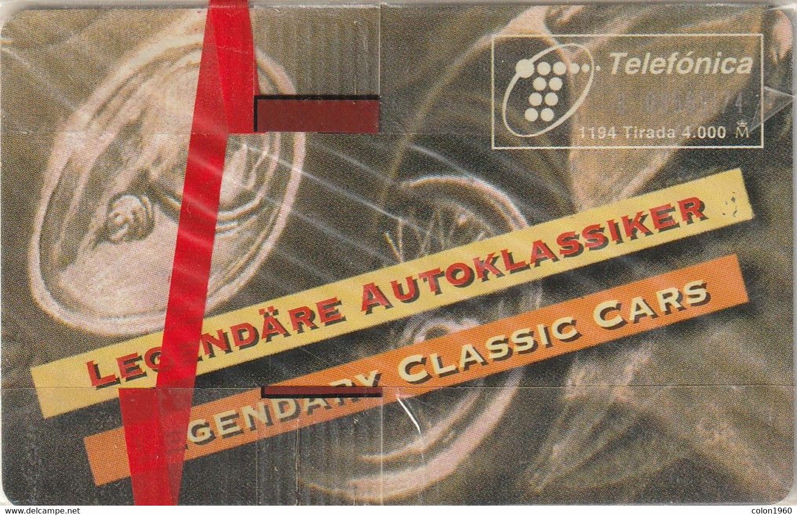 ESPAÑA. P-089. COCHE - CAR. Jaguar XK 120. 1994-11. 4000 Ex. MINT - NUEVA. (658) - Privatausgaben