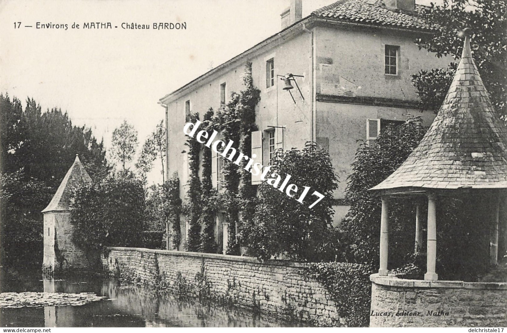 CPA 17 0249 MATHA - ENVIRONS DE MATHA - CHÂTEAU BARDON - Matha