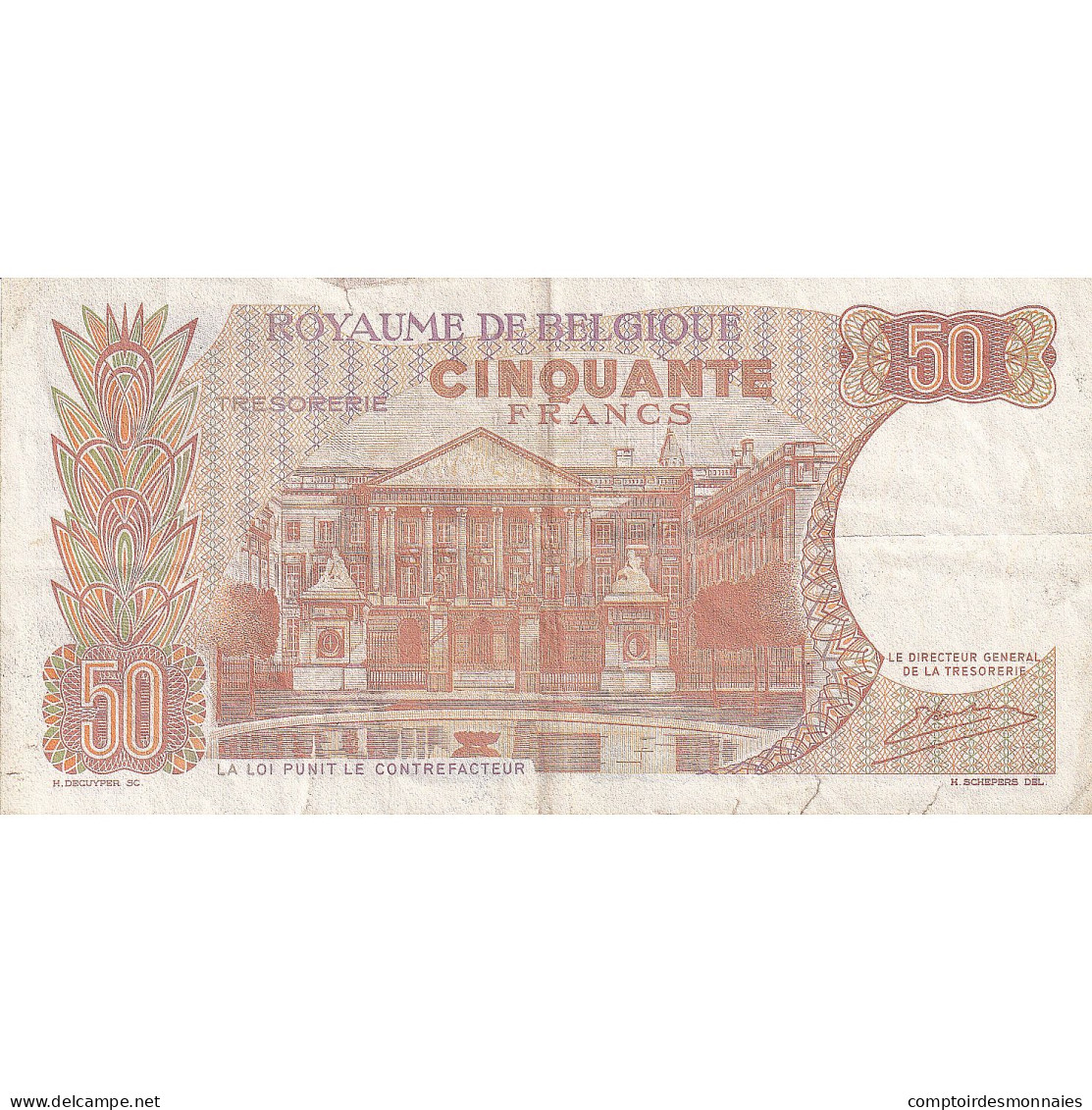 Belgique, 50 Francs, 1966-05-16, KM:139, TTB - 50 Francos