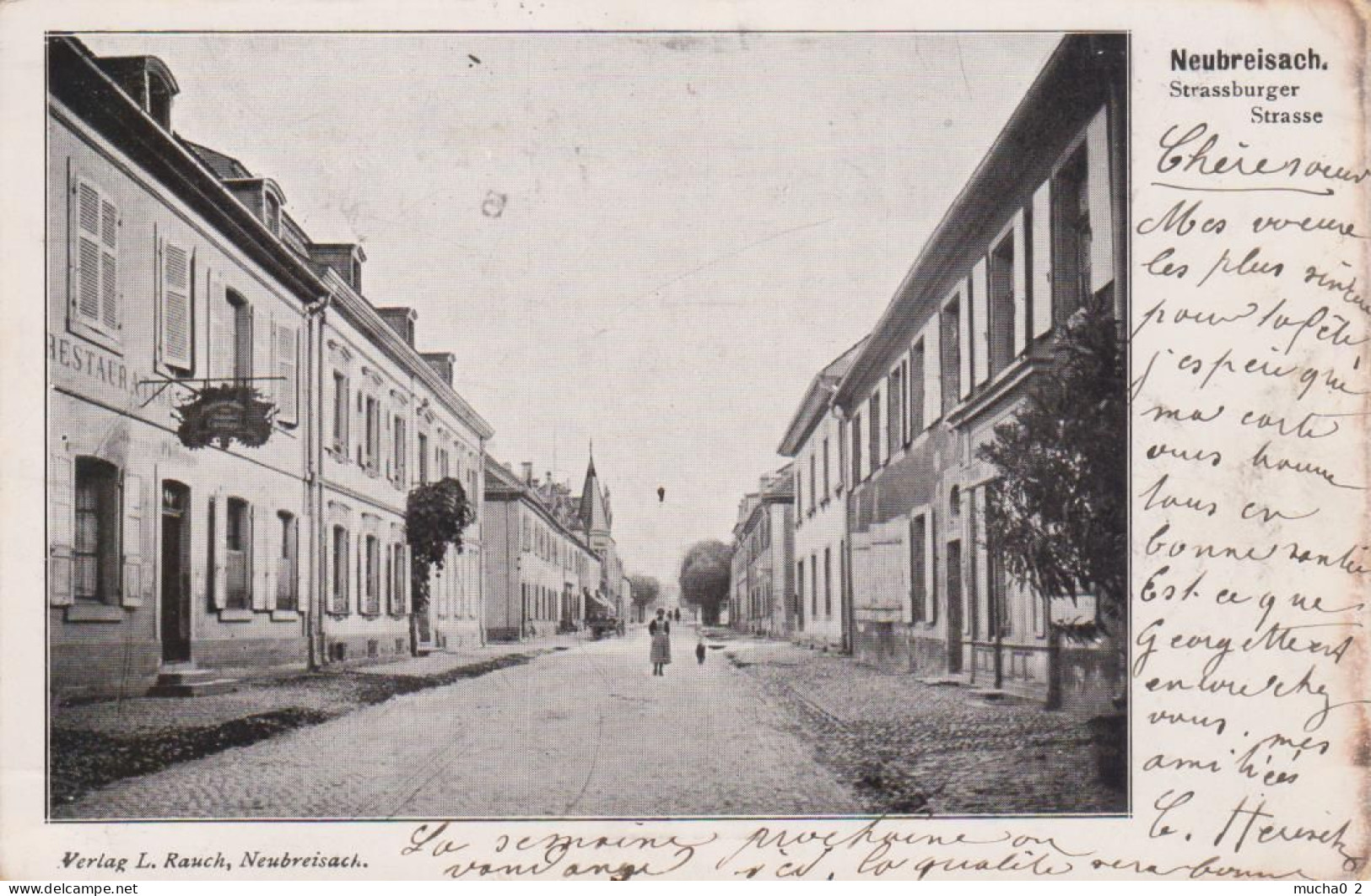 68 - NEUF BRISACH - STRASBURGER STRASSE - Neuf Brisach